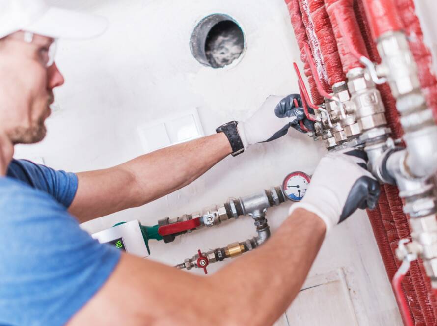 Professional Plumber Work