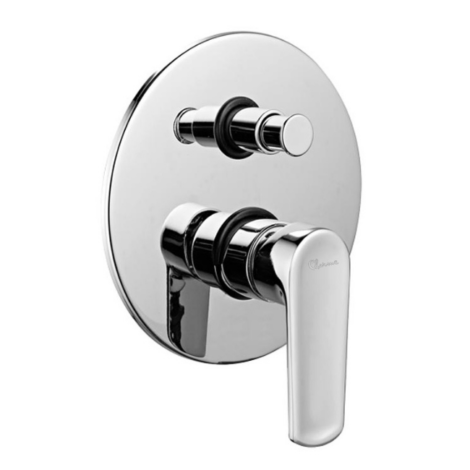 Miscelatore doccia con deviatore Serie FUN art. FUN27455cr