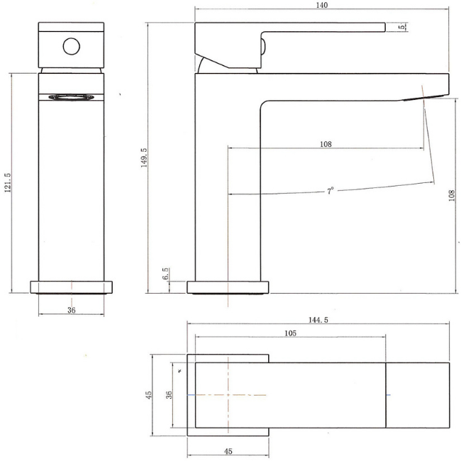 Miscelatore per lavabo Serie MAN art. MAN49228cr - immagine 2