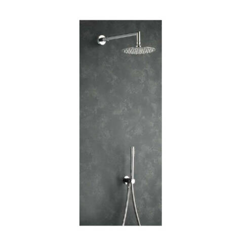 Kit doccia tondo senza miscelatore Serie FLA art. F10726.200cr