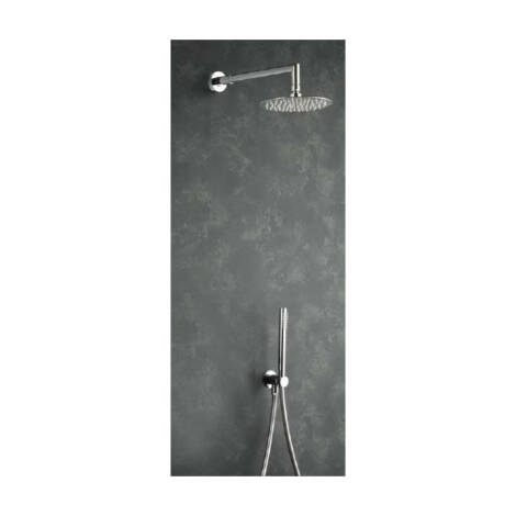 Kit doccia tondo senza miscelatore Serie FUN art. F10726.200cr